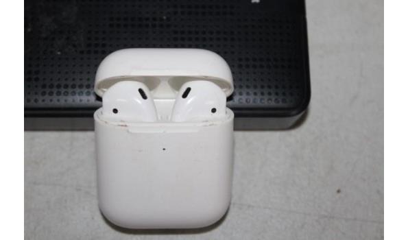 wireless earphones APPLE Airpods, met oplaadcase, zonder kabels, werking niet gekend